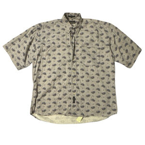 Vintage BD Baggies Shirt Mens Large Paisley Button Up 100% Cotton 90's